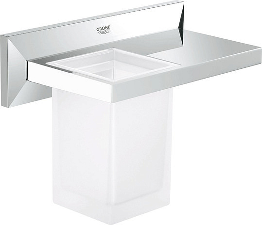 Grohe Allure Brilliant Стакан для ванны, подвесной, с полочкой, цвет: хром 40503000