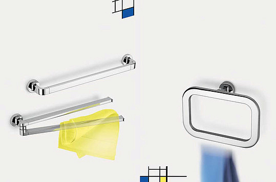 Colombo Design Nordic Полотенцедержатель 39см, подвесной. цвет: chrome B5209.CR