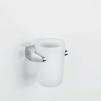 Colombo Design Road Стакан подвесной, матовое стекло, латунь, цвет: chrome B8002.CR-VAN