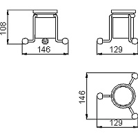 Cisal Arcana Стакан настольный керамический, цвет: Chrome AR09047021