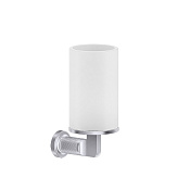 Gessi Inciso Стакан подвесной, цвет белый/finox brushed nickel 58507#149