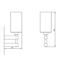 Bongio T Collection Стакан подвесной, хром 30013CR00