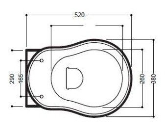 Kerasan Retro Крышка-сиденье для унитаза, с микролифтом, крепление бронза, цвет: Bianco lucido 108601