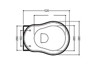 Kerasan Retro Крышка-сиденье для унитаза, с микролифтом, крепление хром, цвет: Bianco lucido 108801