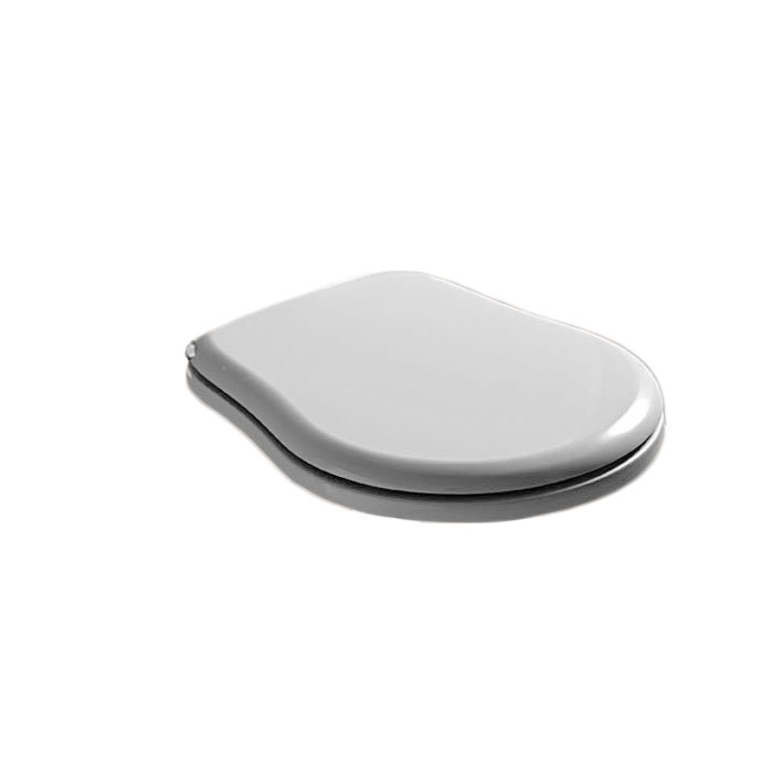 Kerasan Retro Крышка-сиденье для унитаза, крепление хром, цвет: Bianco lucido 109001