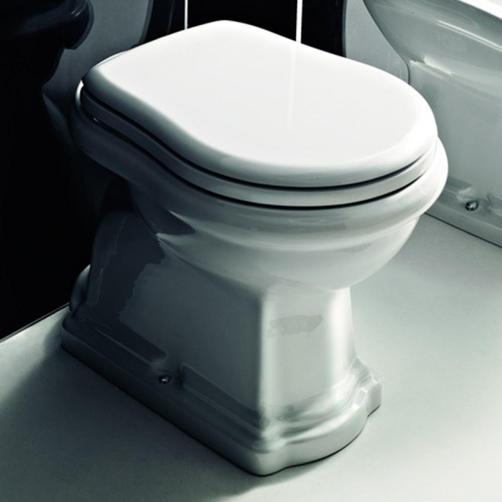 Kerasan Retro Крышка-сиденье для унитаза, крепление хром, цвет: Bianco lucido 109001