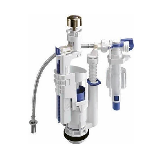 Kerasan Retro Механизм смыва для бачка унитаза с кнопкой, цвет: Bronzo 750993