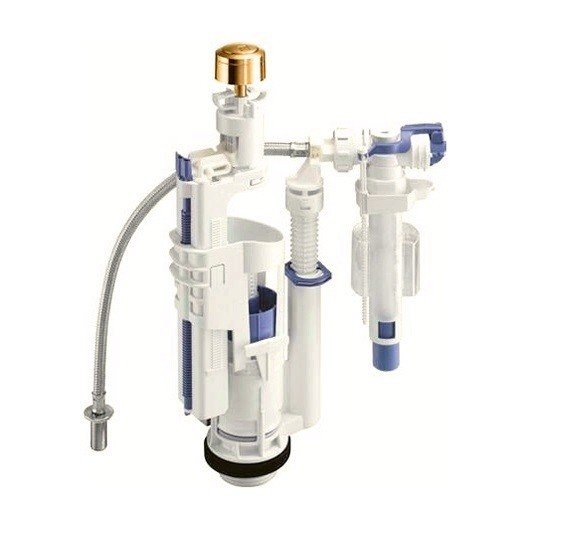 Kerasan Retro Механизм смыва для бачка унитаза с кнопкой, цвет: Oro 750991