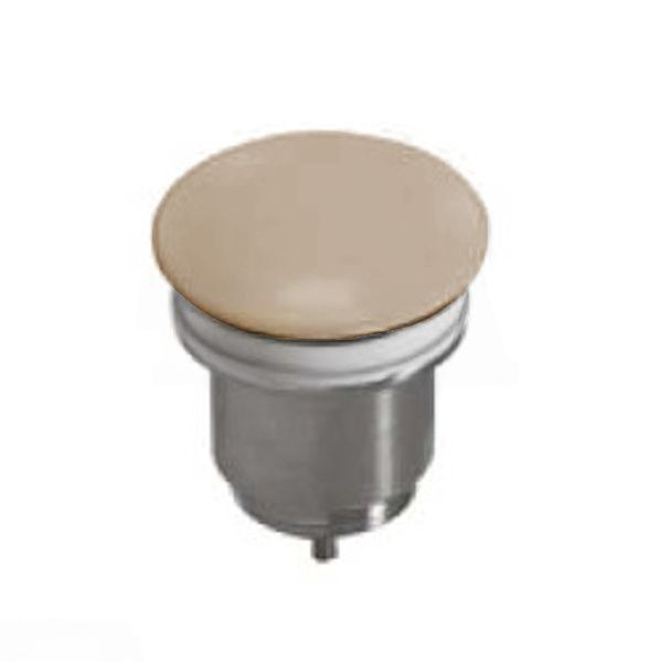 Globo T-Edge Донный клапан Push-Open с переливом и керамической крышкой, цвет: perla FI012PA