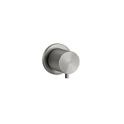 Gessi 316 Bath-Shower Запорный вентиль на 1 источник, цвет: steel brushed 54564#239