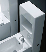 Kerasan Ego Бачок напольный для биде, с вырезом для аксессуаров, цвет: Bianco 2482 bi