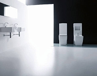 Kerasan Ego Бачок напольный для биде, с вырезом для аксессуаров, цвет: Bianco 2482 bi