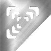 Pestan Angle Точечный трап 20х20 цвет:хром 13000013