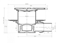 Pestan Angle Точечный трап 20х20 цвет:хром 13000013