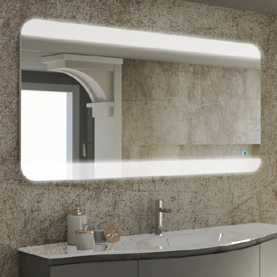 Cezares Зеркало подвесное с подсветкой 136x70h см, с сенсорным выключателем 45006