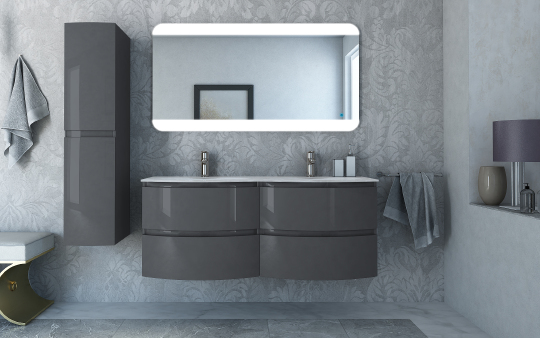 Cezares Зеркало подвесное с подсветкой 136x70h см, с сенсорным выключателем 45006