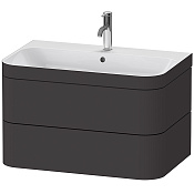 Duravit Happy D.2 Plus Комплект мебели 77,5х49хh46,8 см, 2 ящ., цвет: графит супермат. HP4637O8080