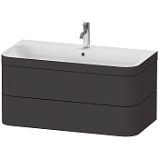 Duravit Happy D.2 Plus Комплект мебели 97,5х49хh46,8 см, цвет Графит супермат HP4638O8080