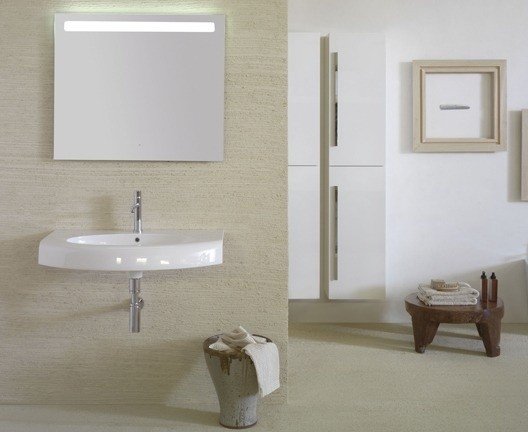 Globo Mirror Frames Зеркало 80x70 см, с глянцевой кромкой, LED подсветкой и сенсорным выключателем BPS080