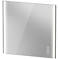 Duravit XViu Зеркало с подсветкой 80x82xh4 cм, цвет матовый черный XV70420B2B2