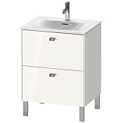 Duravit Brioso Тумба напольная под раковину, 68,5x62xh47,9 cм, цвет White High Gloss BR451002222