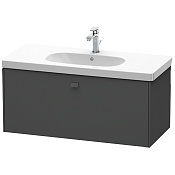 Duravit Brioso Тумба подвесная под раковину 102х46,9хh45,2 cм, цвет графит матовый BR404704949