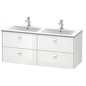 Duravit Brioso Тумба подвесная под раковину 129x47,9хh55,3 cм, цвет белый глянц BR410602222