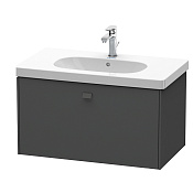 Duravit Brioso Тумба подвесная под раковину 82х46,9хh45,2 cм, цвет графит матовый BR404604949