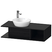 Duravit D-Neo Тумбочка подвесная компакт, 26x100xh48 cм, цвет Black Oak DE491901616