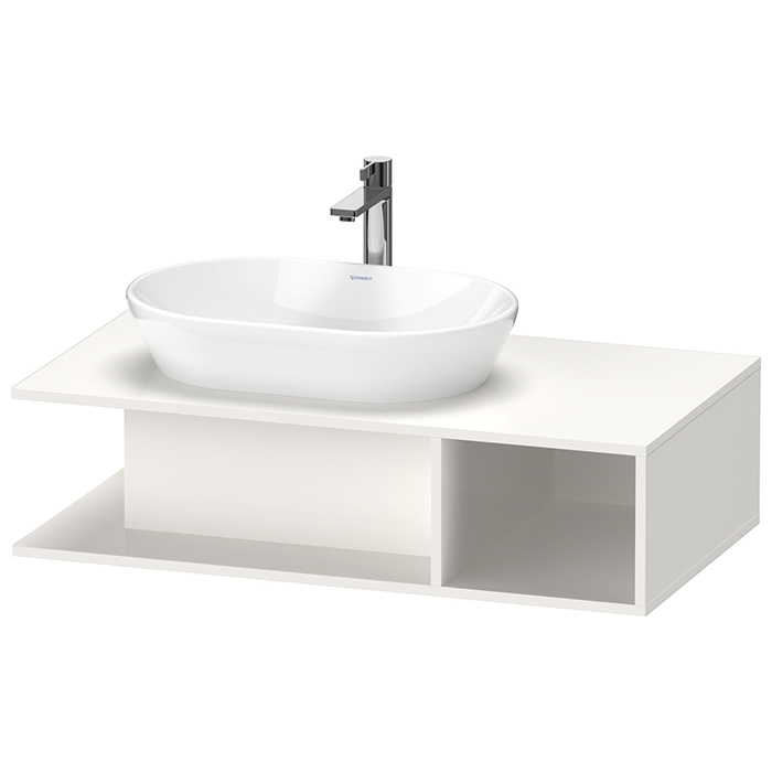 Duravit D-Neo Тумбочка подвесная компакт, 26x100xh55 см, цвет белый высокогл. DE492902222