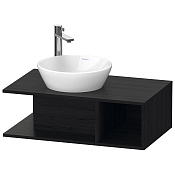 Duravit D-Neo Тумбочка подвесная компакт, 26x80xh48 cм, цвет Black Oak DE491801616