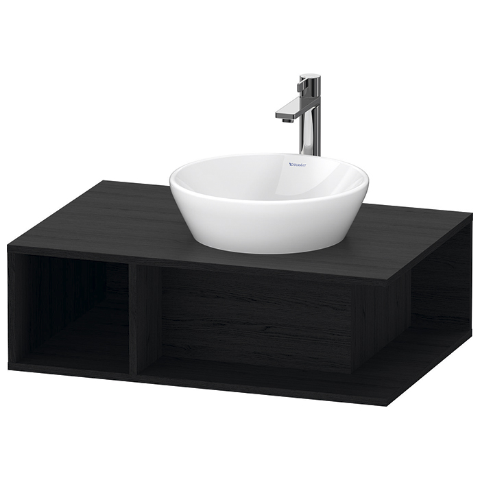 Duravit D-Neo Тумбочка подвесная компакт, 26x80xh55 см, цвет Black Oak DE495801616