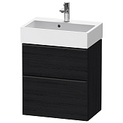 Duravit D-Neo Тумбочка подвесная компакт,62,5x58,4xh37,2 см, цвет Black Oak DE432901616