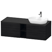 Duravit D-Neo Тумбочка подвесная, 45,9x140xh55 см, цвет Black Oak DE4950R1616