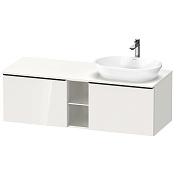 Duravit D-Neo Тумбочка подвесная, 45,9x140xh55 см, цвет белый высокогл. DE4950R2222