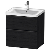 Duravit D-Neo Тумбочка подвесная, 62,5x63,4xh45,2 см, цвет Black Oak DE435401616