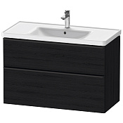 Duravit D-Neo Тумбочка подвесная, 62,5x98,4xh45,2 см, цвет Black Oak DE435601616