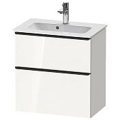 Duravit D-Neo Тумбочка подвесная, Compact 62,5x61xh37,2 см, цвет белый высокогл. DE436802222