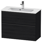 Duravit D-Neo Тумбочка подвесная, Compact 62,5x81xh37,2 см, цвет Black Oak DE436901616