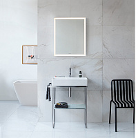 Duravit DuraSquare Консоль металлическая напольная регулировка, цвет Хром 0031151000