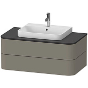 Duravit Happy D.2 Plus Тумба подвесная 40,8x100xh55 cм, цвет stone grey satin matt HP496109292