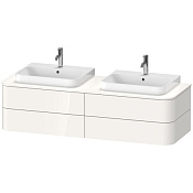 Duravit Happy D.2 Plus Тумба подвесная 408x160xh55 cм, цвет stone grey satin matt HP4973R9292