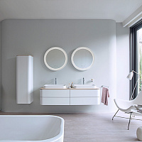 Duravit Happy D.2 Plus Тумба подвесная 408x160xh55 cм, цвет nordic white satin matt HP4974B3939
