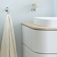 Duravit Happy D.2 Plus Тумба подвесная 408x160xh55 cм, цвет nordic white satin matt HP4974B3939