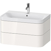 Duravit Happy D.2 Plus Тумба подвесная с умывальником, цвет белый глянц. HP4347O2222