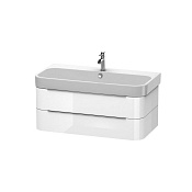 Duravit Happy D.2 Тумба под раковину 97,5х48хh38  cм, подвесная, цвет белый глянц. H2636602222