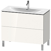 Duravit L-Cube Тумба напольная под раковину, 70,4x102xh48,1 cм, цвет White High Gloss LC659802222