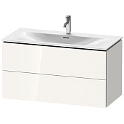 Duravit L-Cube Тумба подвесная под раковину, 55x102xh48,1 cм, цвет White High Gloss LC630802222