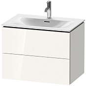 Duravit L-Cube Тумба подвесная под раковину, 55x72x48,1 cм, цвет White High Gloss LC630602222