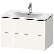 Duravit L-Cube Тумба подвесная под раковину, 55x82x48,1 cм, цвет White High Gloss LC630702222